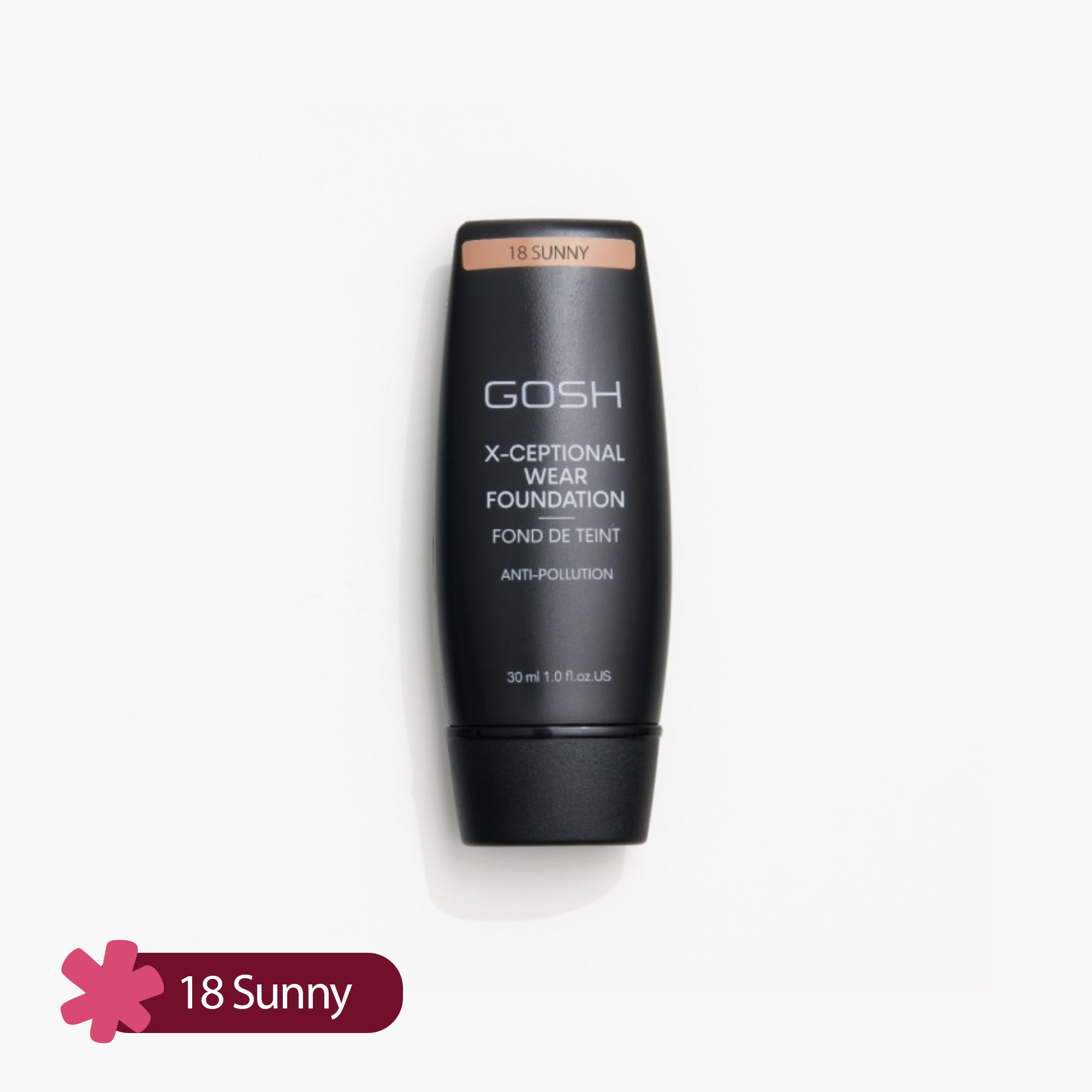 Gosh X-ceptional Wear Foundation 18 Sunny 35ml