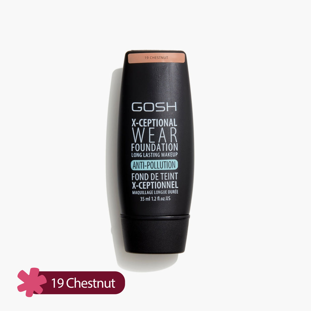 Gosh X-ceptional Wear Foundation 19 Chestnut 35ml
