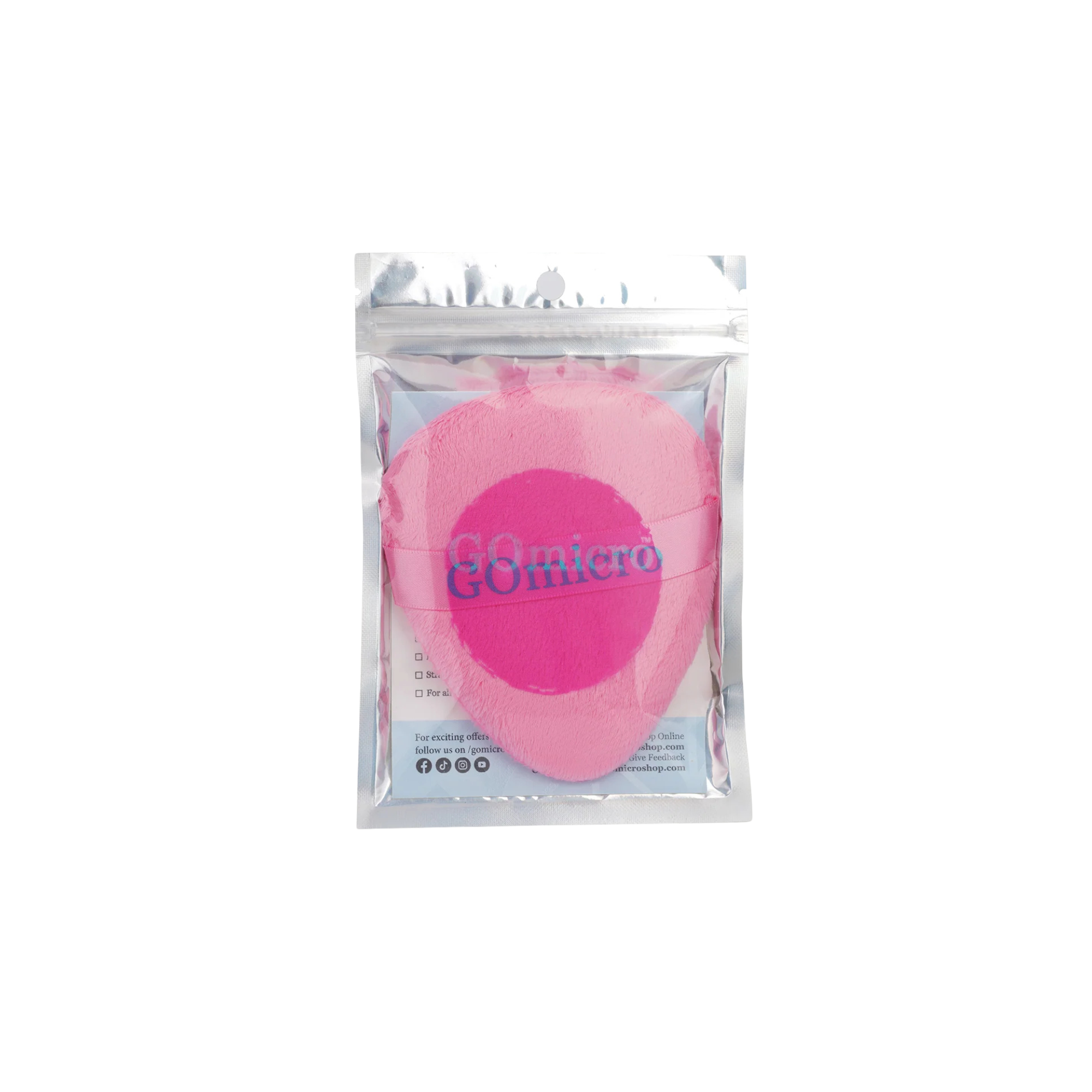 GOmicro Microfiber Makeup Blending and Cleansing Pad
