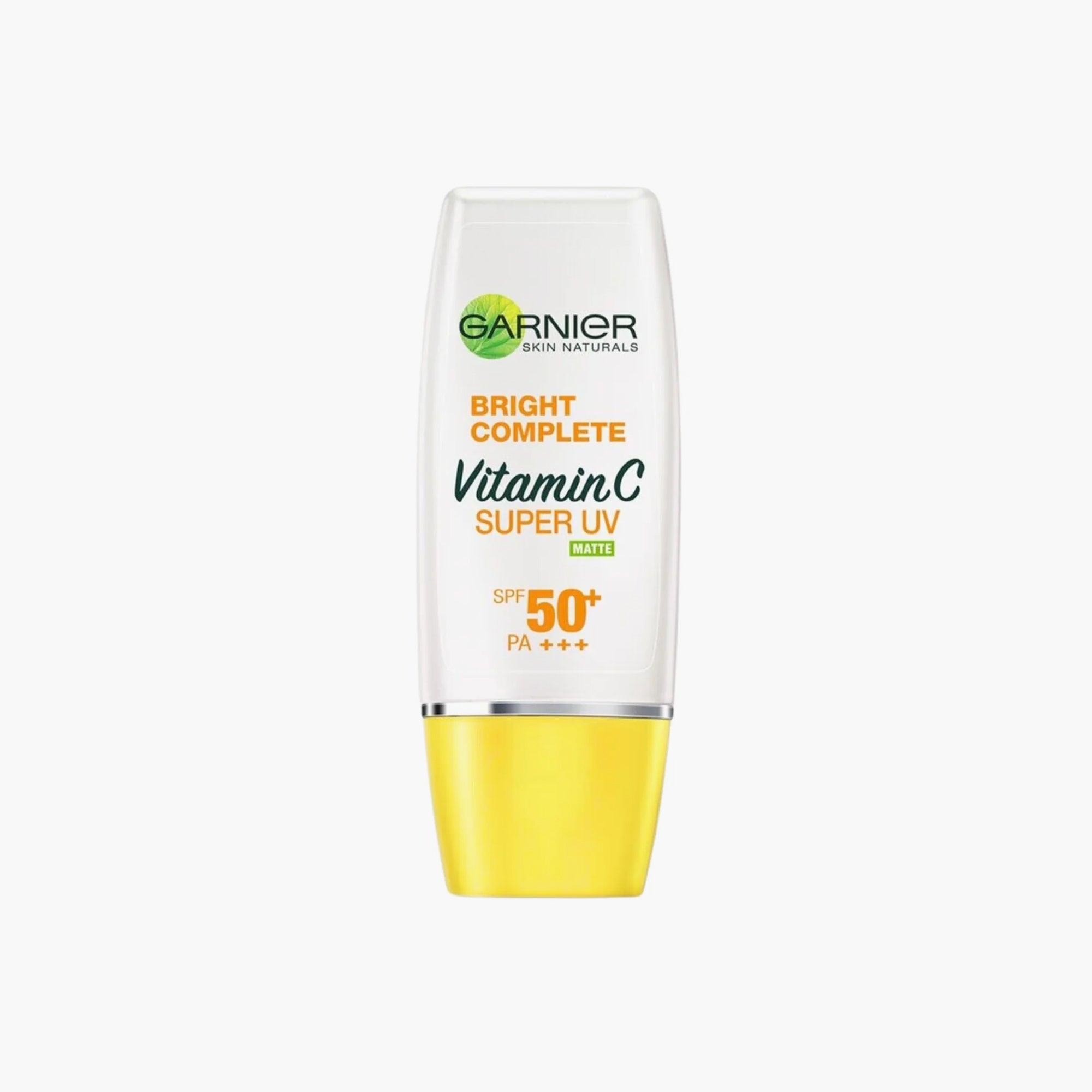 Garnier Skin Naturals Bright Complete Vitamin C Super UV Matte Spot-Proof Sunscreen SPF 50+ PA+++ 30ml