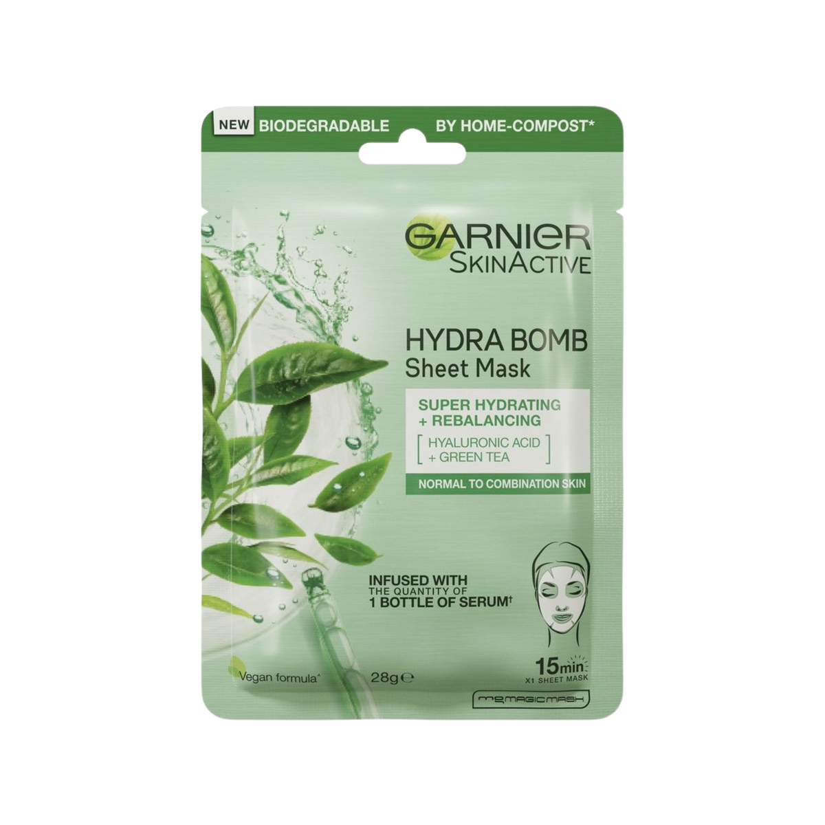 Garnier SkinActive Hydra Bomb Sheet Mask Super Hydrating + Rebalancing Mask 28gm