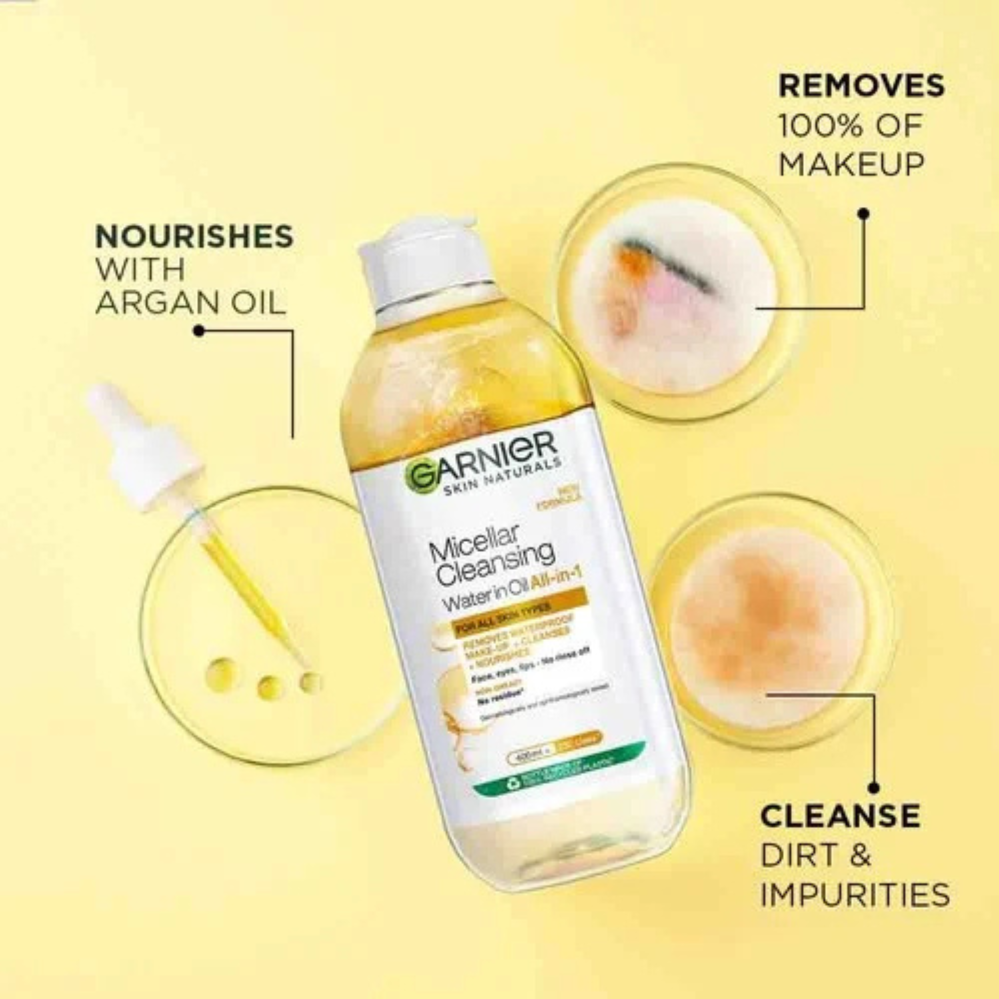 Garnier Skin Active All-In-1 Micellar Cleansing Oil In Water in Pakistan