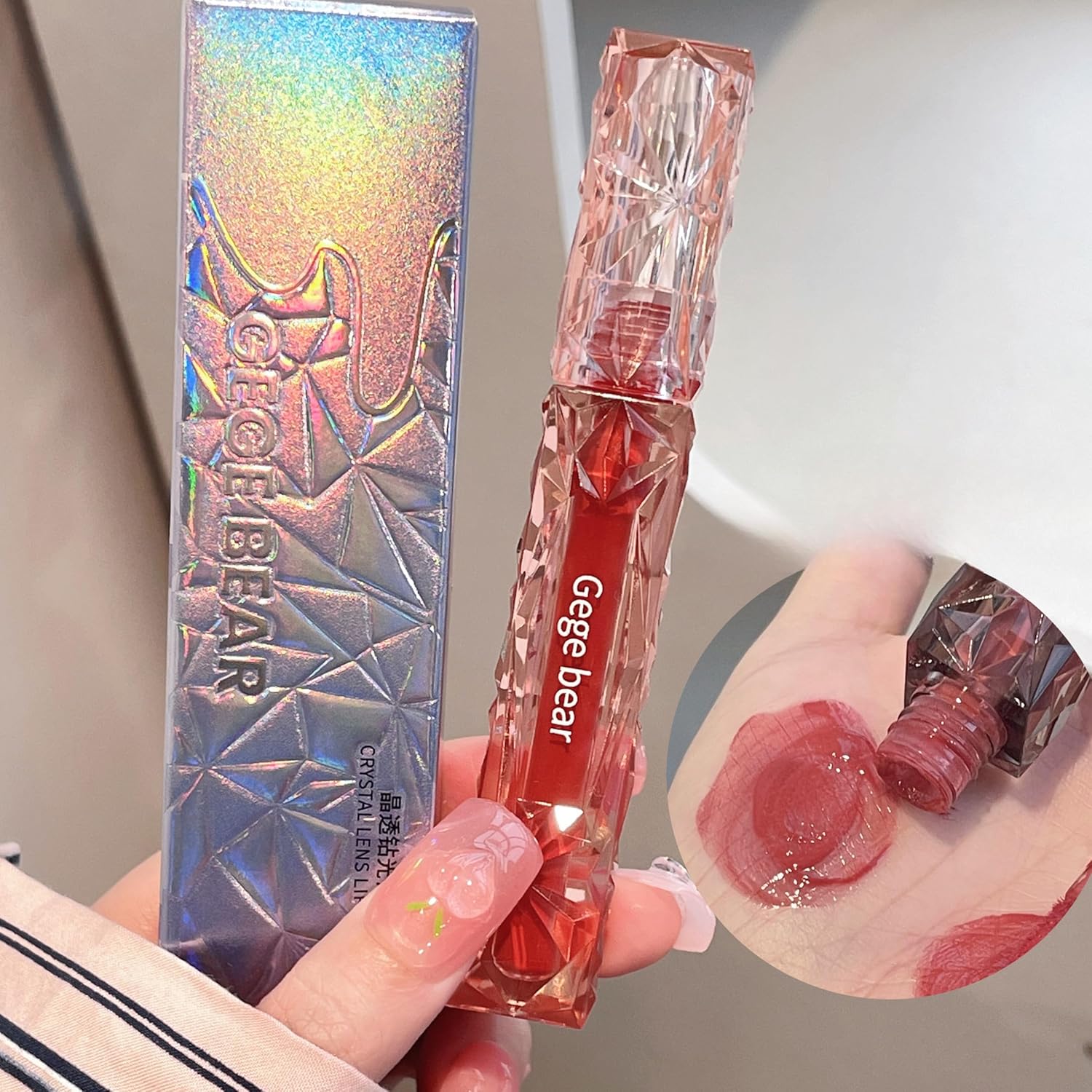 Gege Bear Crystal Lens Lipgloss 2gm - 2 Astringent