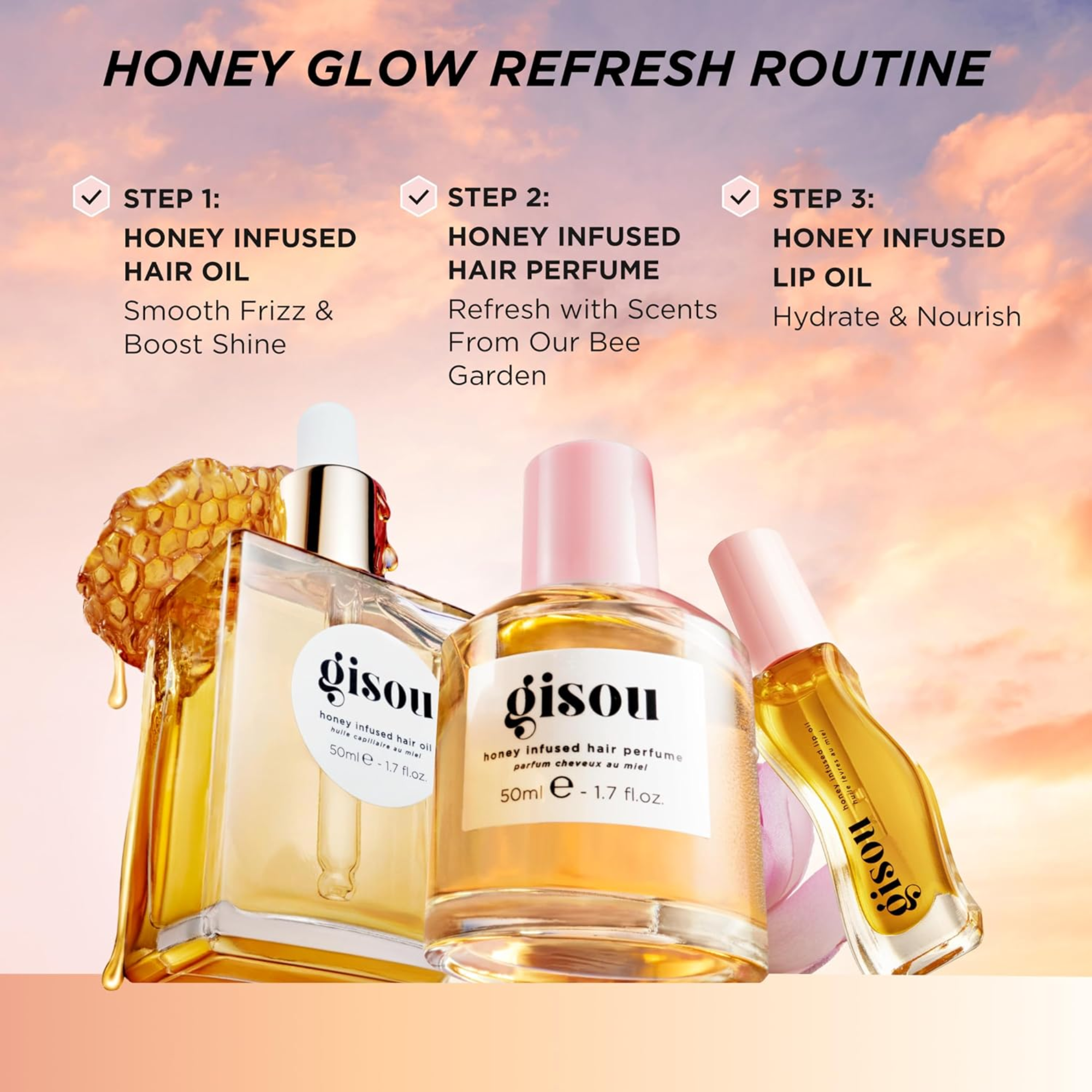 Gisou Honey Infused Hair Repair Serum