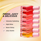 Gisou Honey Infused Lip Oil 8ml - Strawberry Sorbet