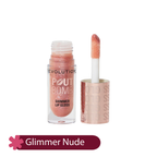 Revolution Pout Bomb Shimmer Lip Gloss Glimmer Nude 4.5ml