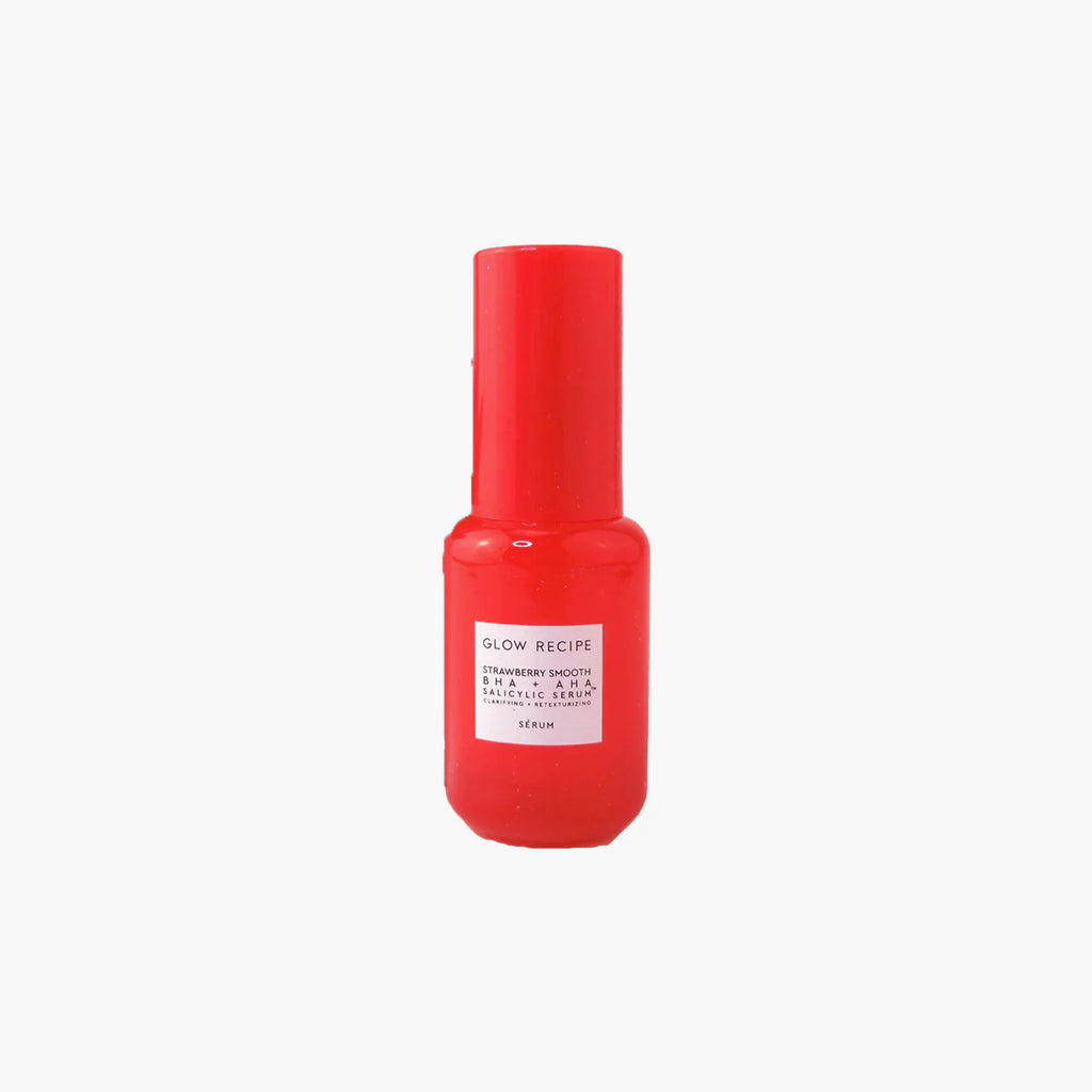 Glow Recipe Strawberry Smooth BHA + AHA Salicylic Serum Clarifying - Retexturizing Without Box 10ml