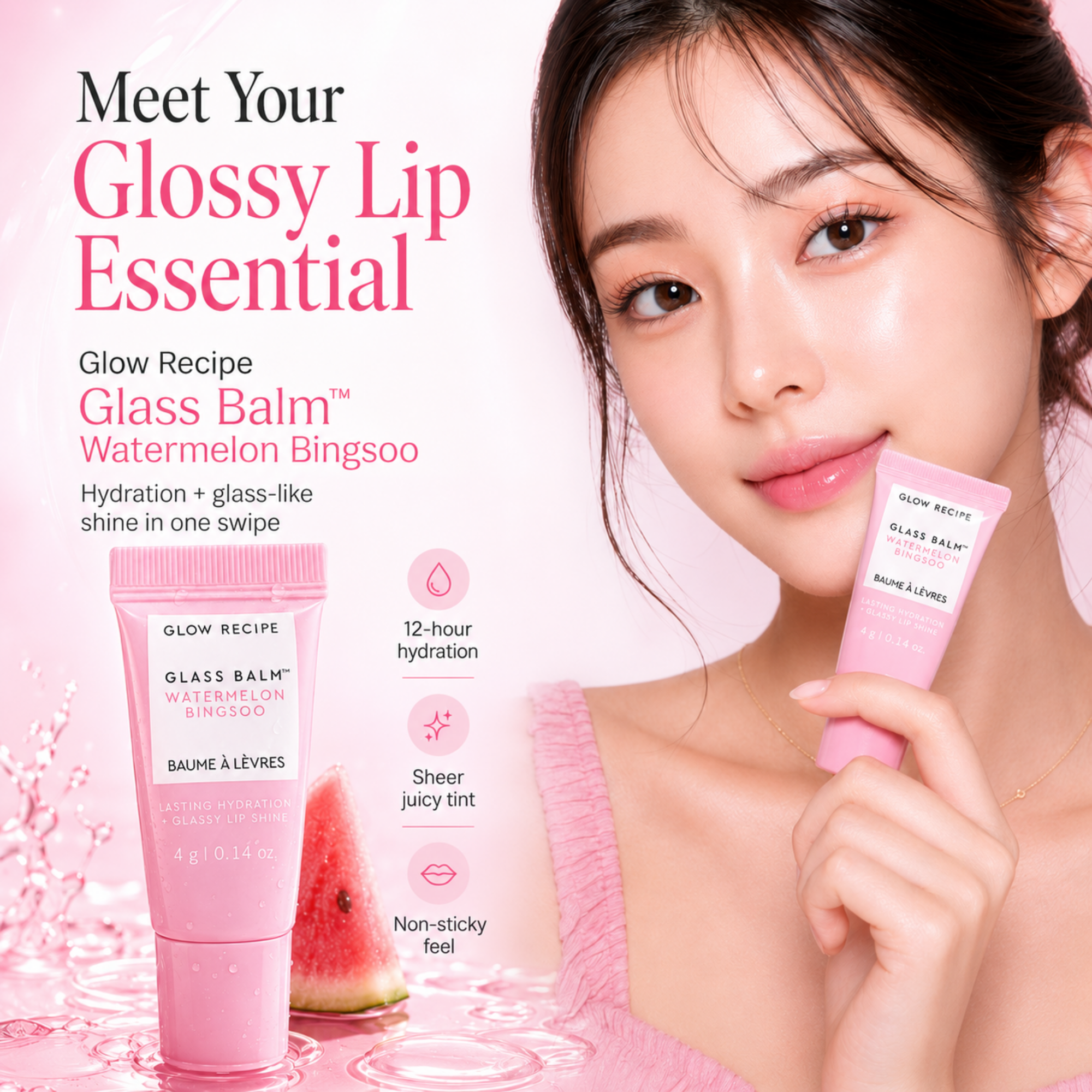 Glow Recipe Glass Balm Watermelon Bingsoo