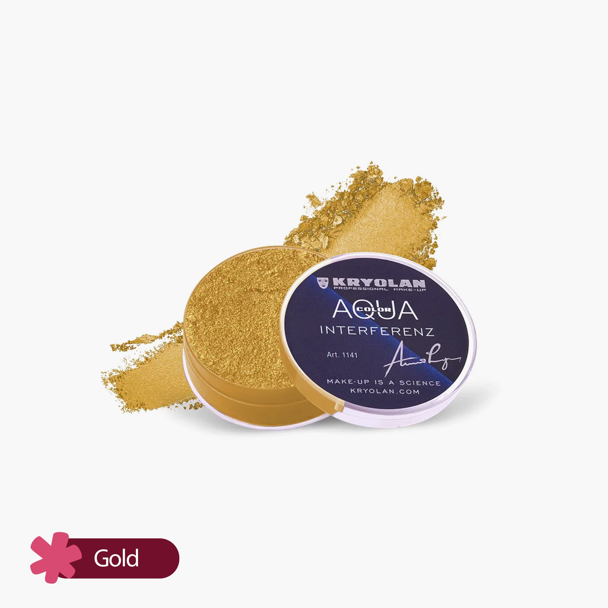 Kryolan Aquacolor Interferenz Gold 8gm