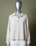 Loom Pakistan Gold-Hardware Top Beige