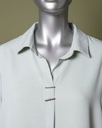 Loom Pakistan Gold-Hardware Top Mint Green