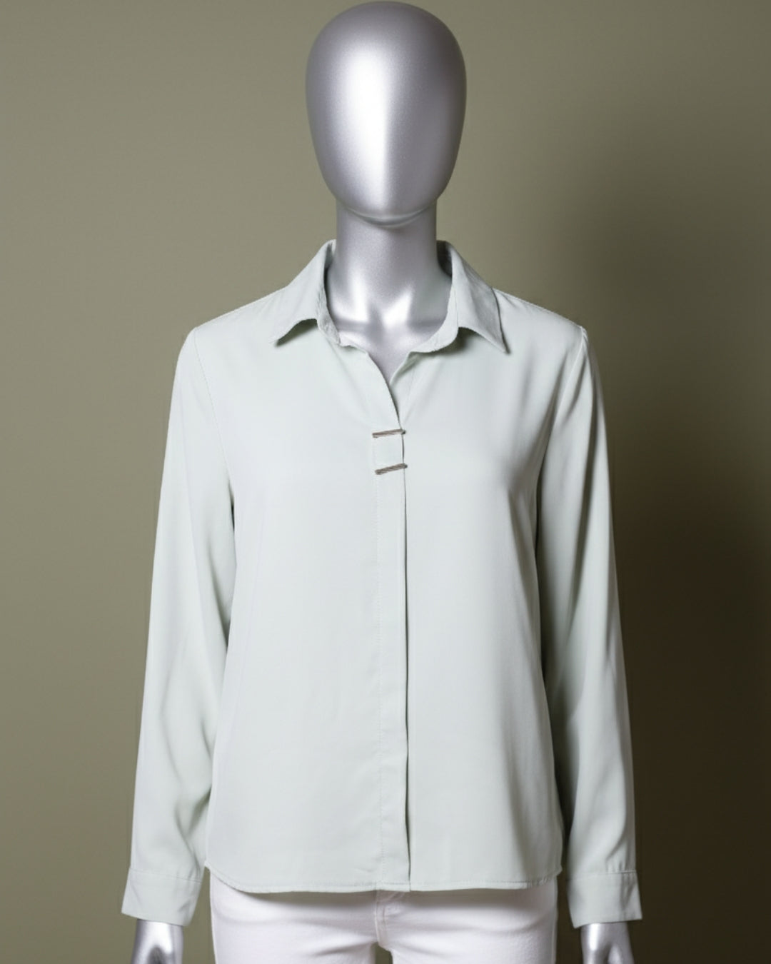 Loom Pakistan Gold-Hardware Top Mint Green