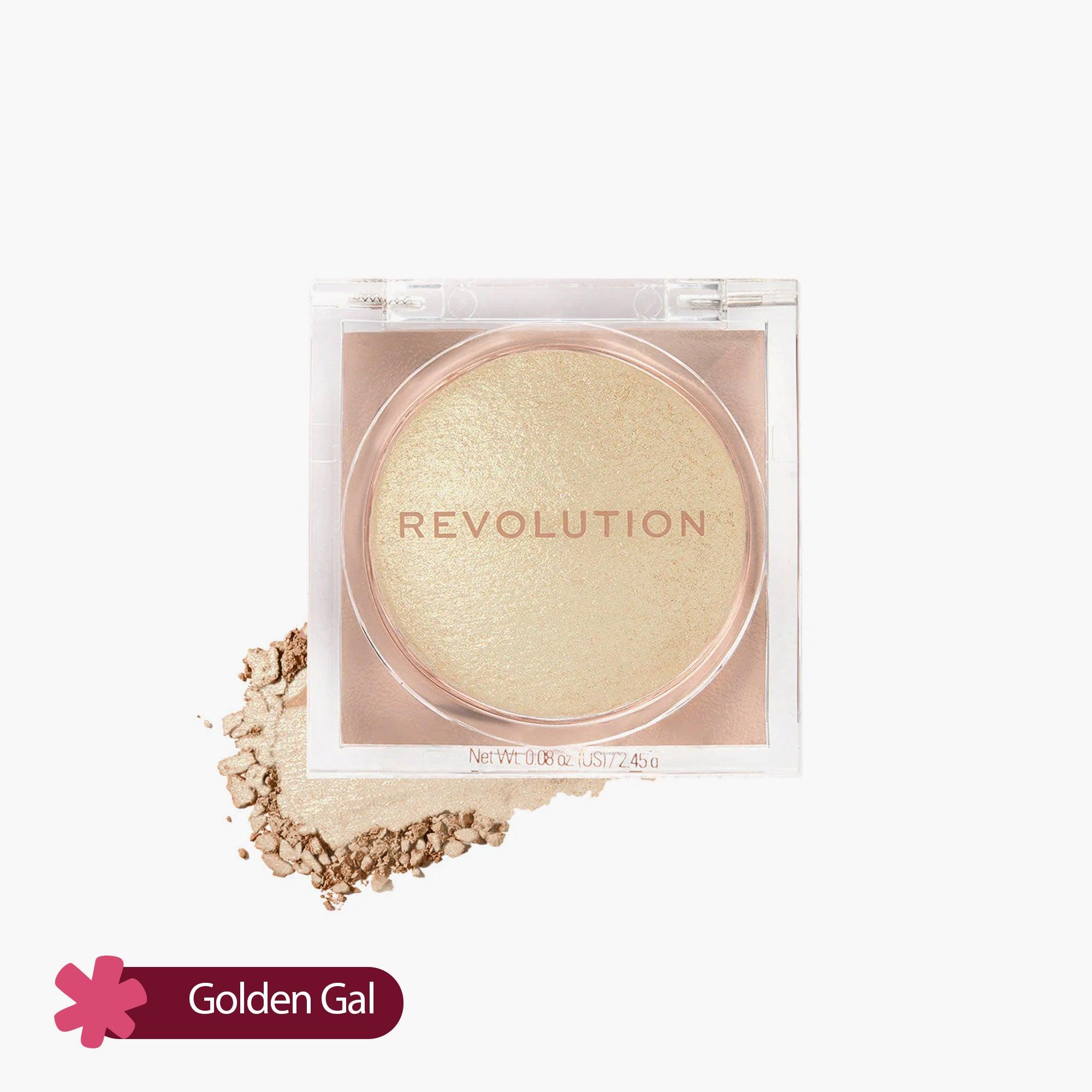Revolution Beam Bright Highlighter Golden Gal 2.45gm