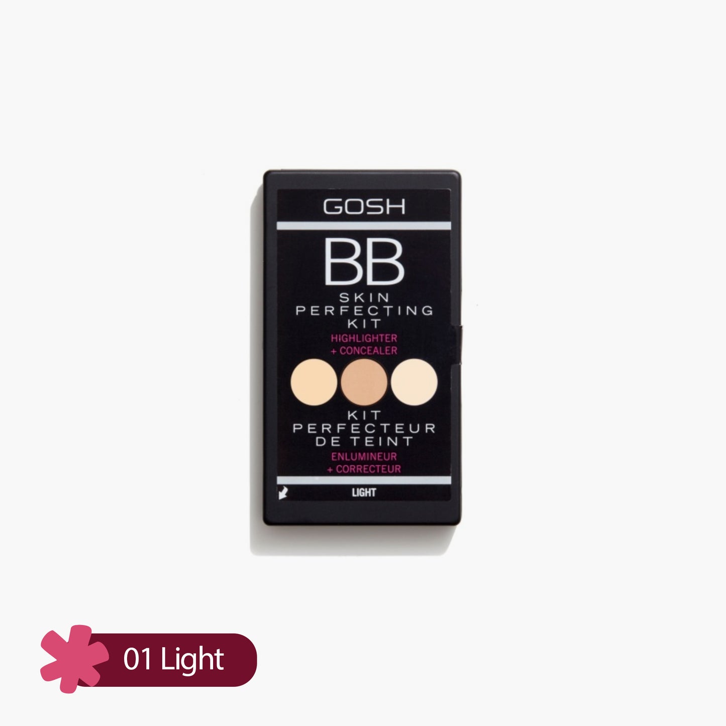 Gosh BB Skin Perfecting Kit Highlighter + Concealer 01 Light 8.5gm