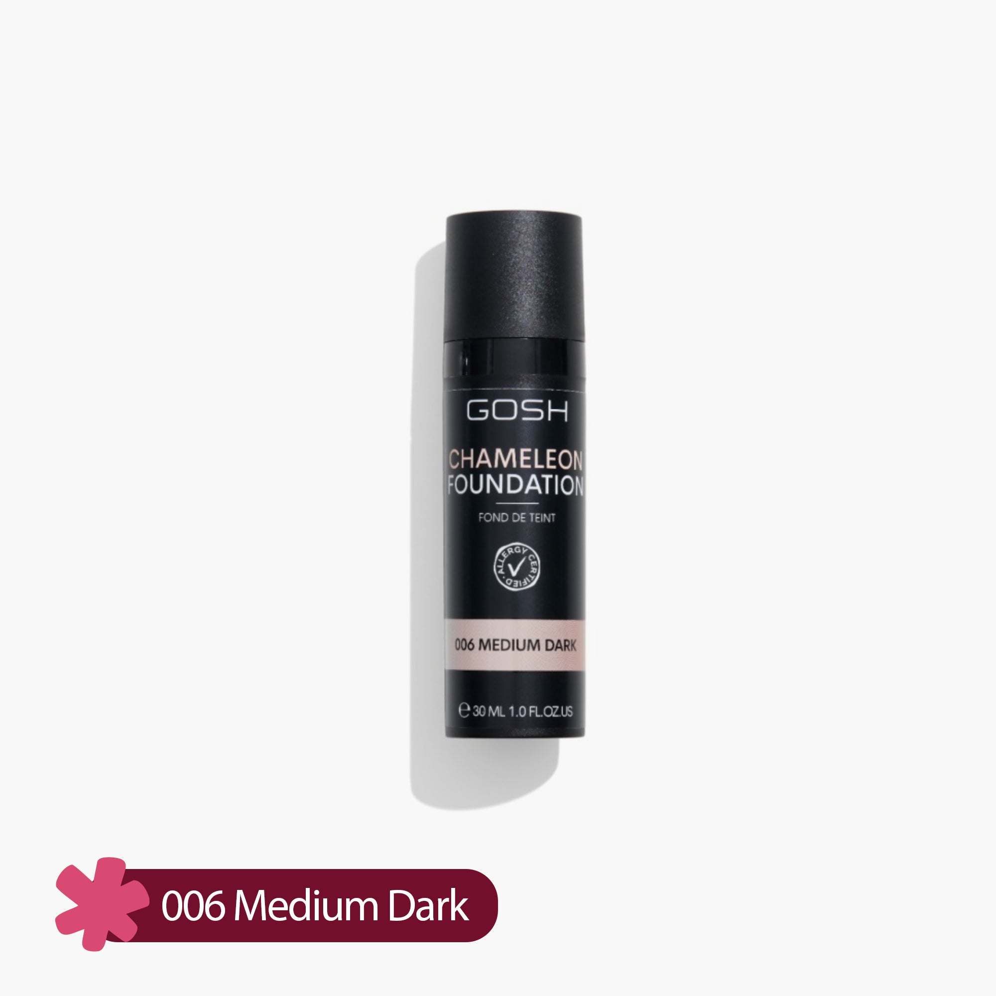 Gosh Chameleon Foundation 006 Medium Dark 30ml