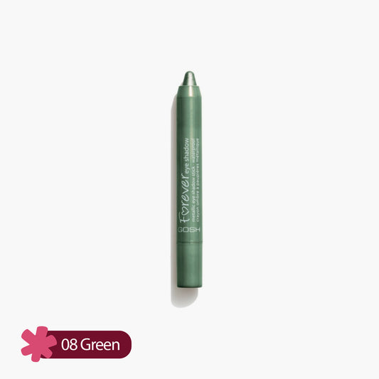 Gosh Forever Eye Shadow Mettalic Eyeshadow Stick Waterproof 08 Green 1 Piece