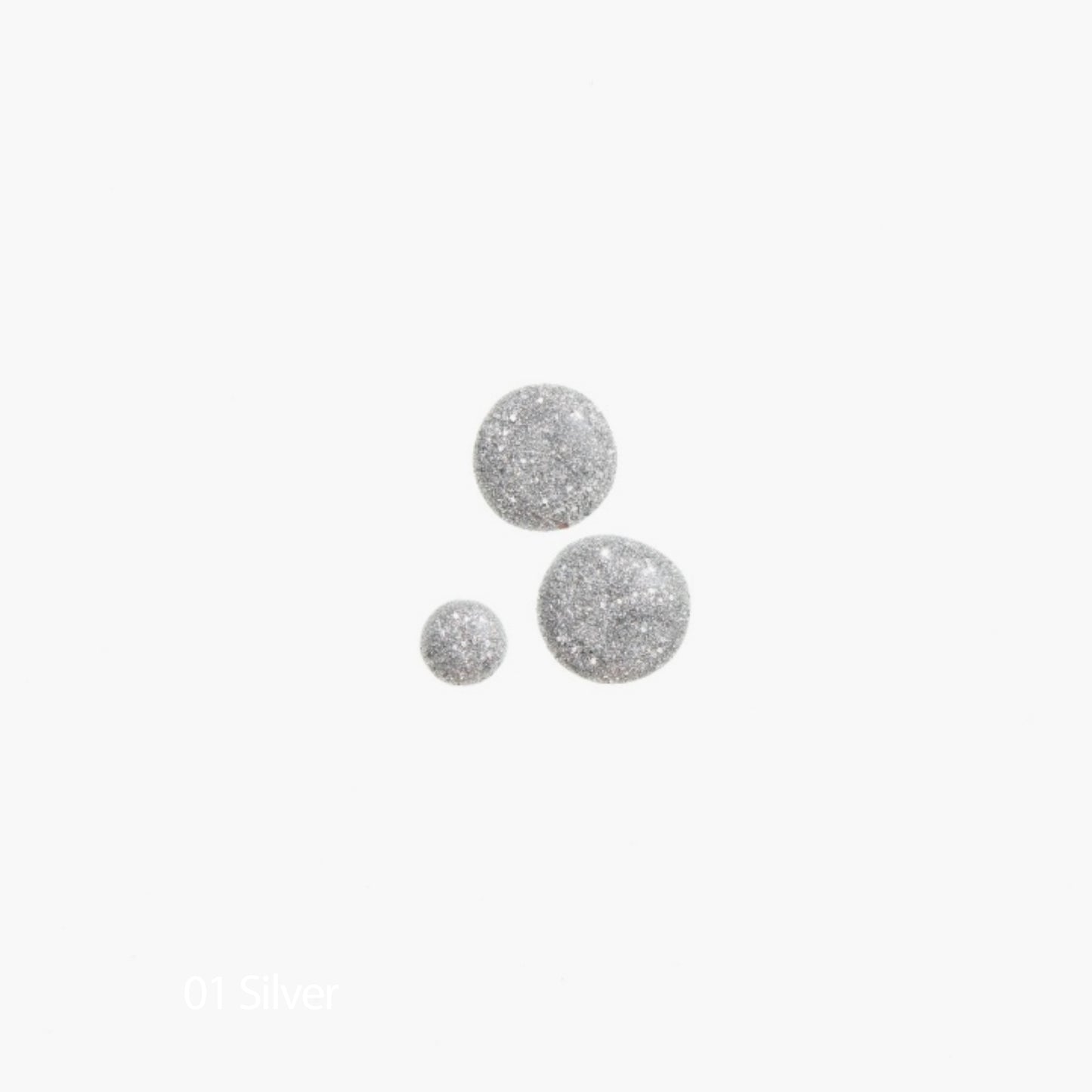 Gosh Frosted Nail Lacquer 01 Silver 8ml