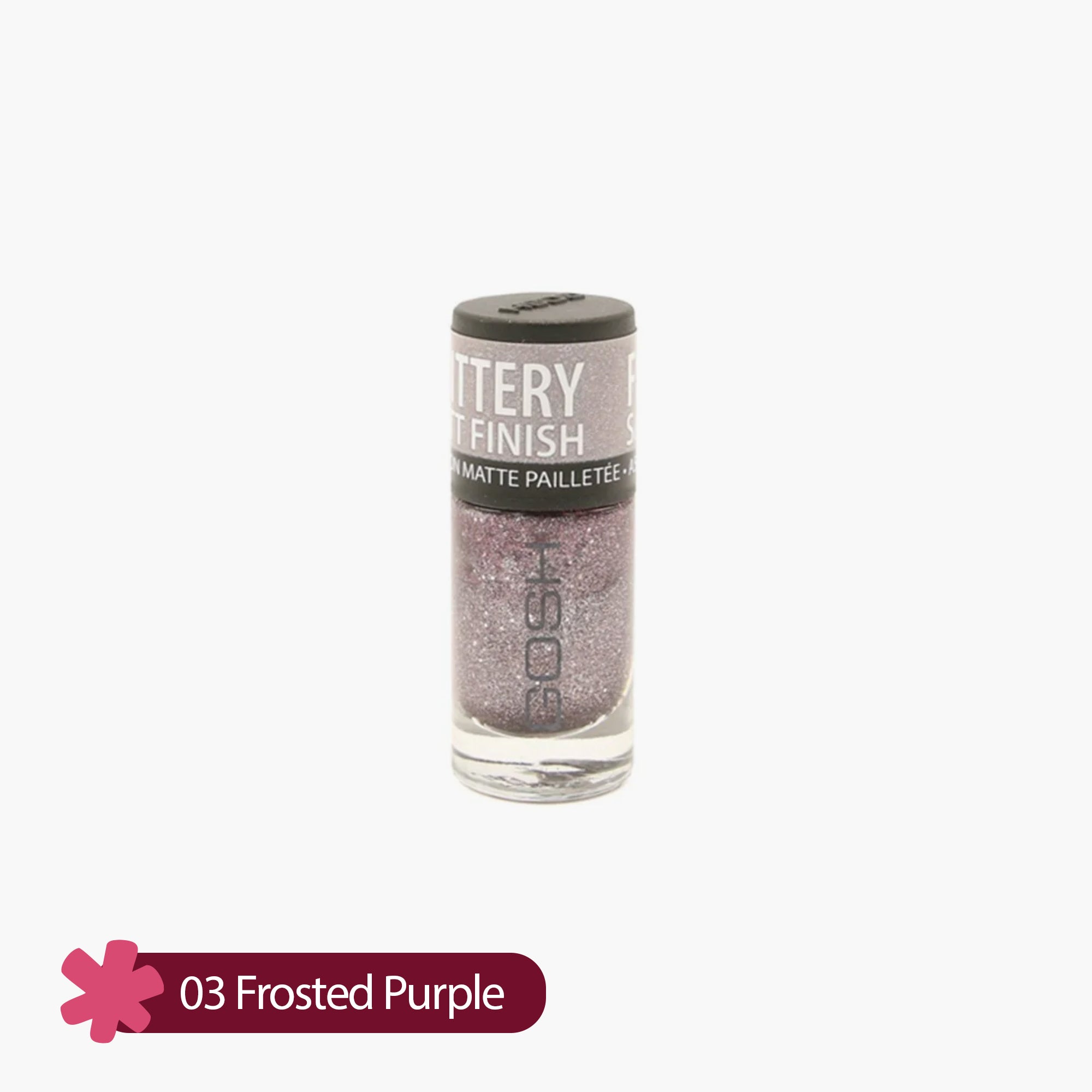 Gosh Frosted Nail Lacquer 03 Frosted Purple 8ml