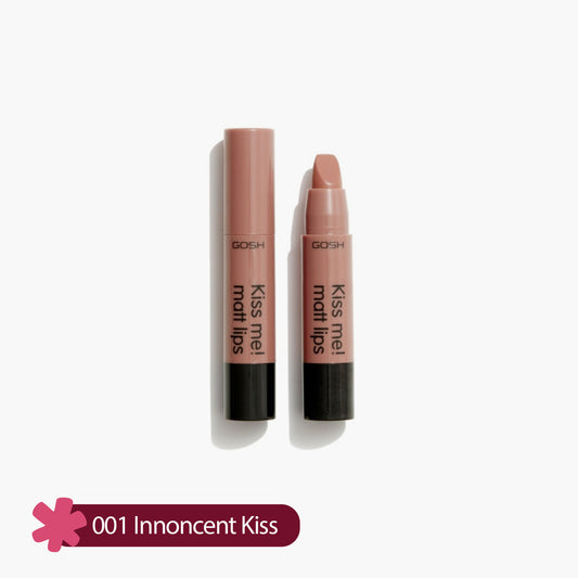 Gosh Kiss Me! Matt Lips Lipstick 001 Innoncent Kiss 2gm