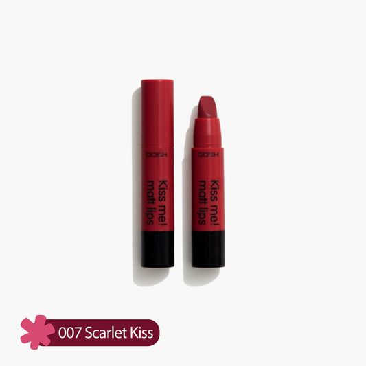 Gosh Kiss Me! Matt Lips Lipstick 007 Scarlet Kiss 2gm