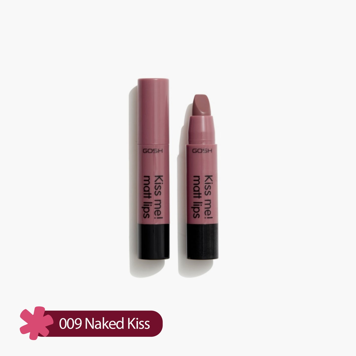 Gosh Kiss Me! Matt Lips Lipstick 009 Naked Kiss 2gm