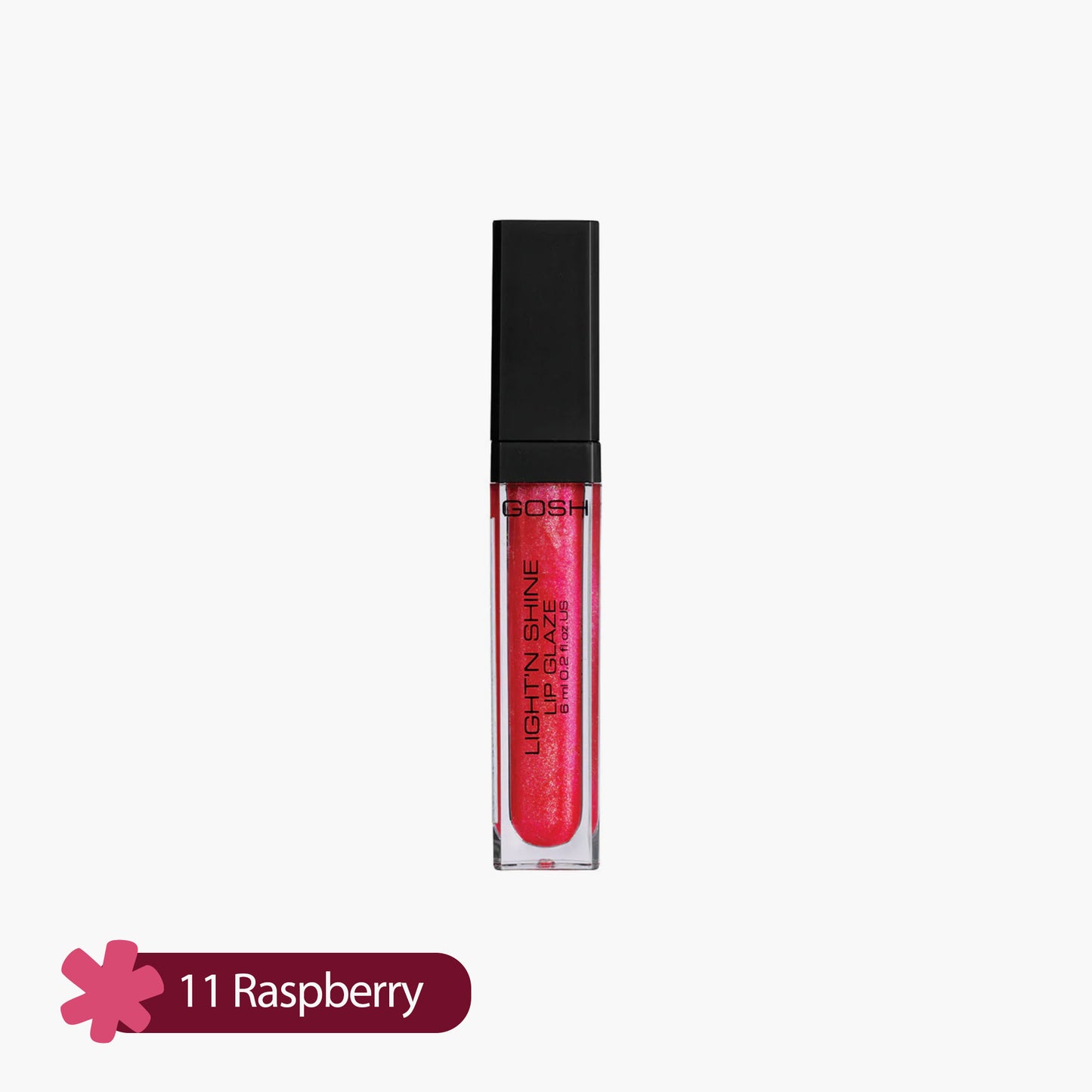 Gosh Light'N Shine Lip Glaze 11 Raspberry 6ml