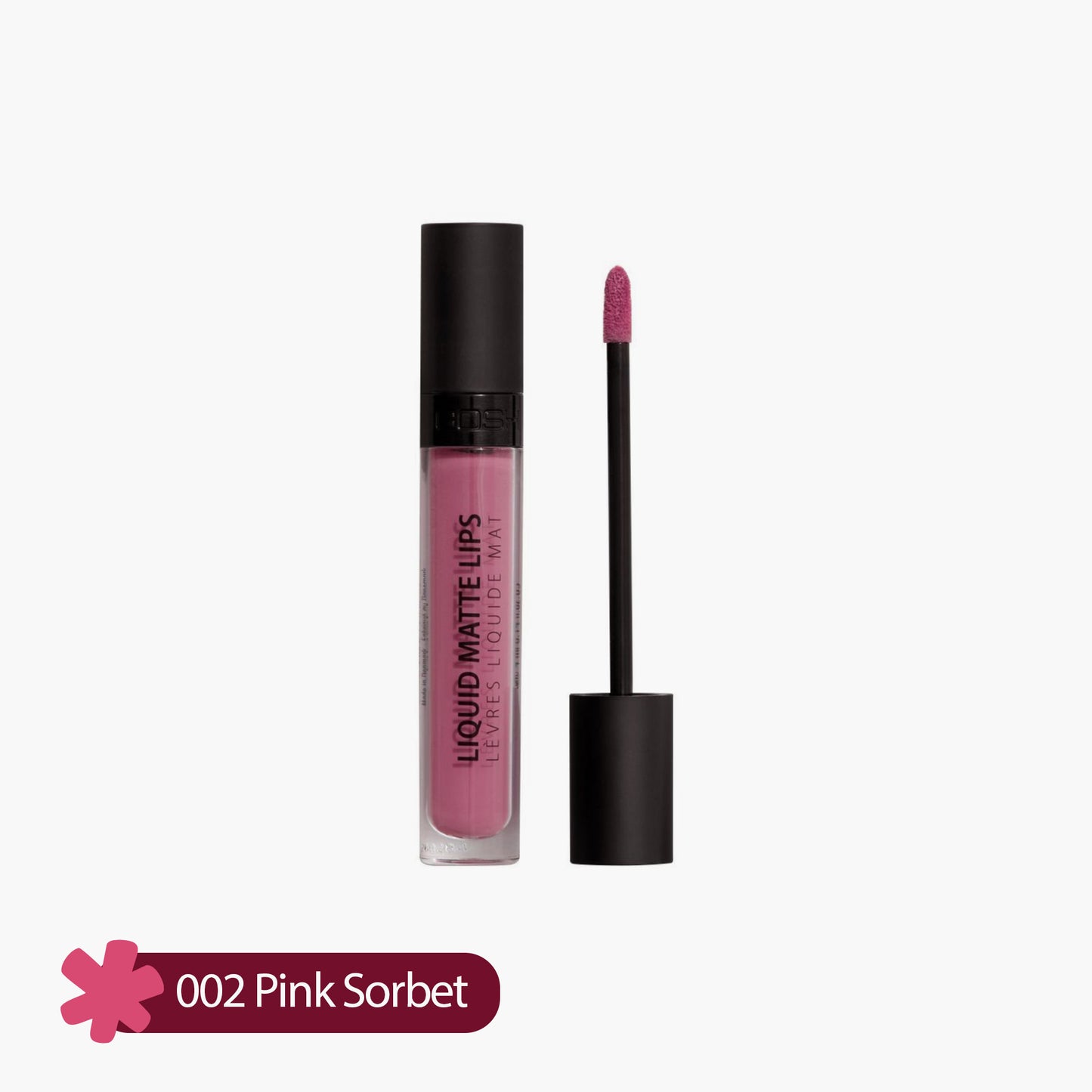Gosh Liquid Matt Lips Liquid LIpstick 002 Pink Sorbet 4ml