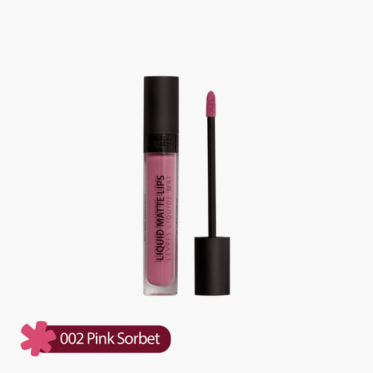 Gosh Liquid Matt Lips Liquid LIpstick 002 Pink Sorbet 4ml