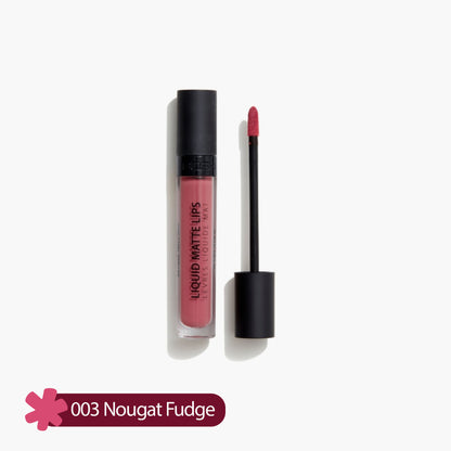 Gosh Liquid Matt Lips Liquid LIpstick 003 Nougat Fudge 4ml