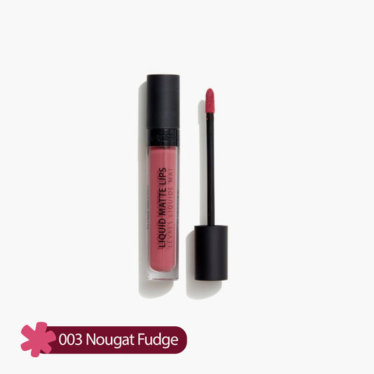 Gosh Liquid Matt Lips Liquid LIpstick 003 Nougat Fudge 4ml