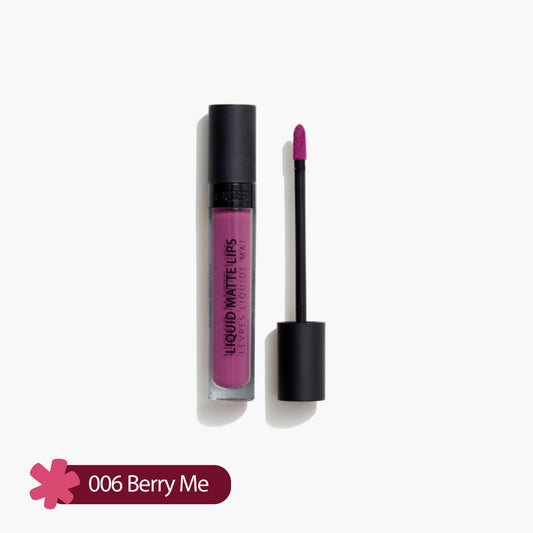 Gosh Liquid Matt Lips Liquid LIpstick 006 Berry Me 4ml
