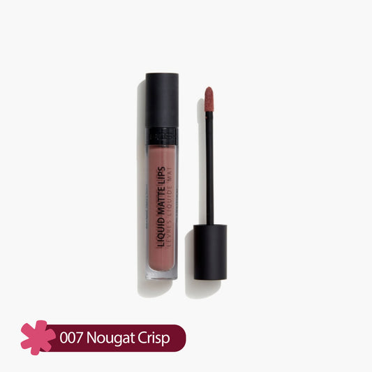 Gosh Liquid Matt Lips Liquid LIpstick 007 Nougat Crisp 4ml