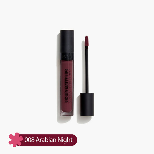 Gosh Liquid Matt Lips Liquid LIpstick 008 Arabian Night 4ml