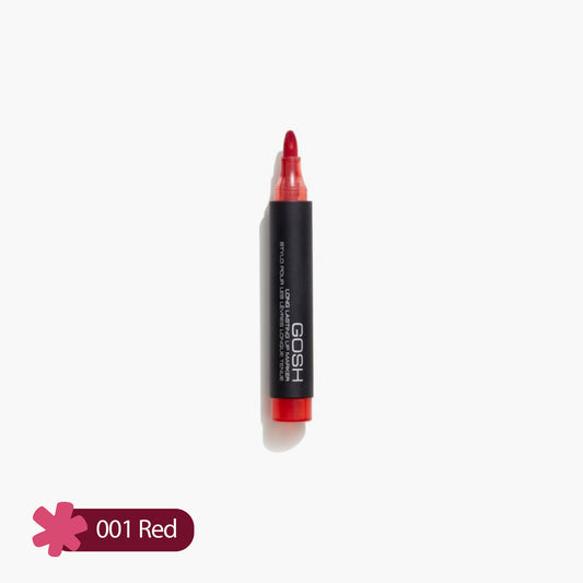 Gosh Long Lasting Lip Marker 001 Red 1 Piece