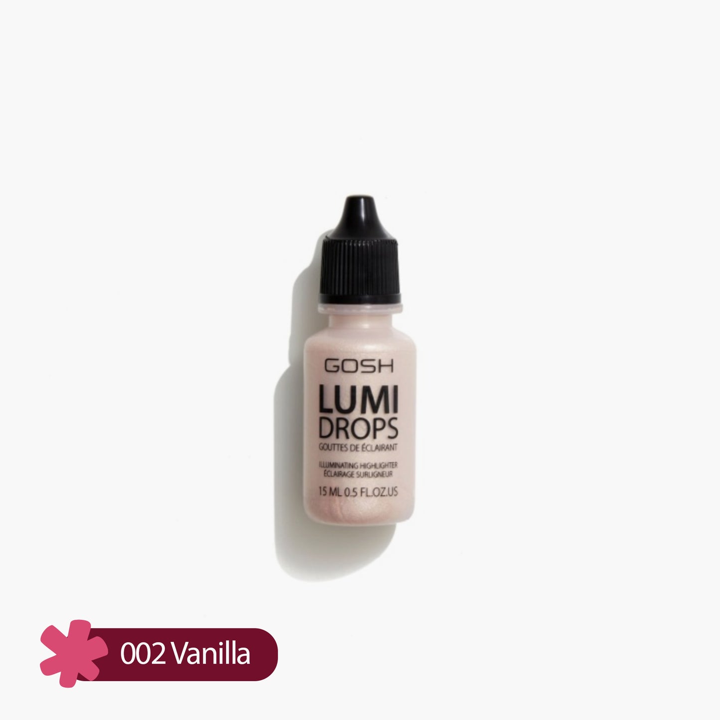 Gosh Lumi Drops Illuminating Highlighter 002 Vanilla 15ml