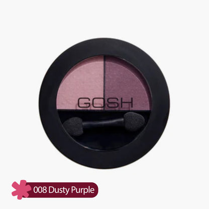 Gosh Matt Duo Eye Shadow 008 Dusty Purple 2gm