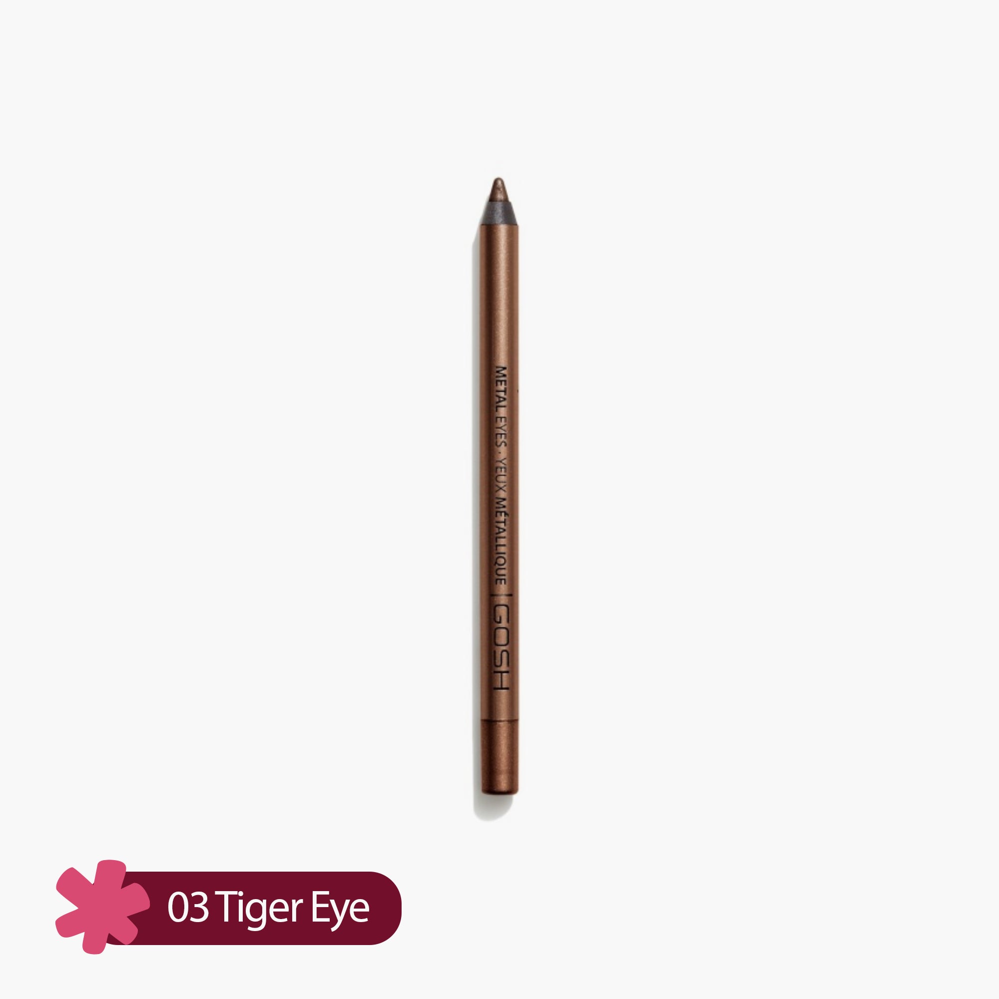 Gosh Metal Eyes Eye Pencil 03 Tiger Eye 1 Piece