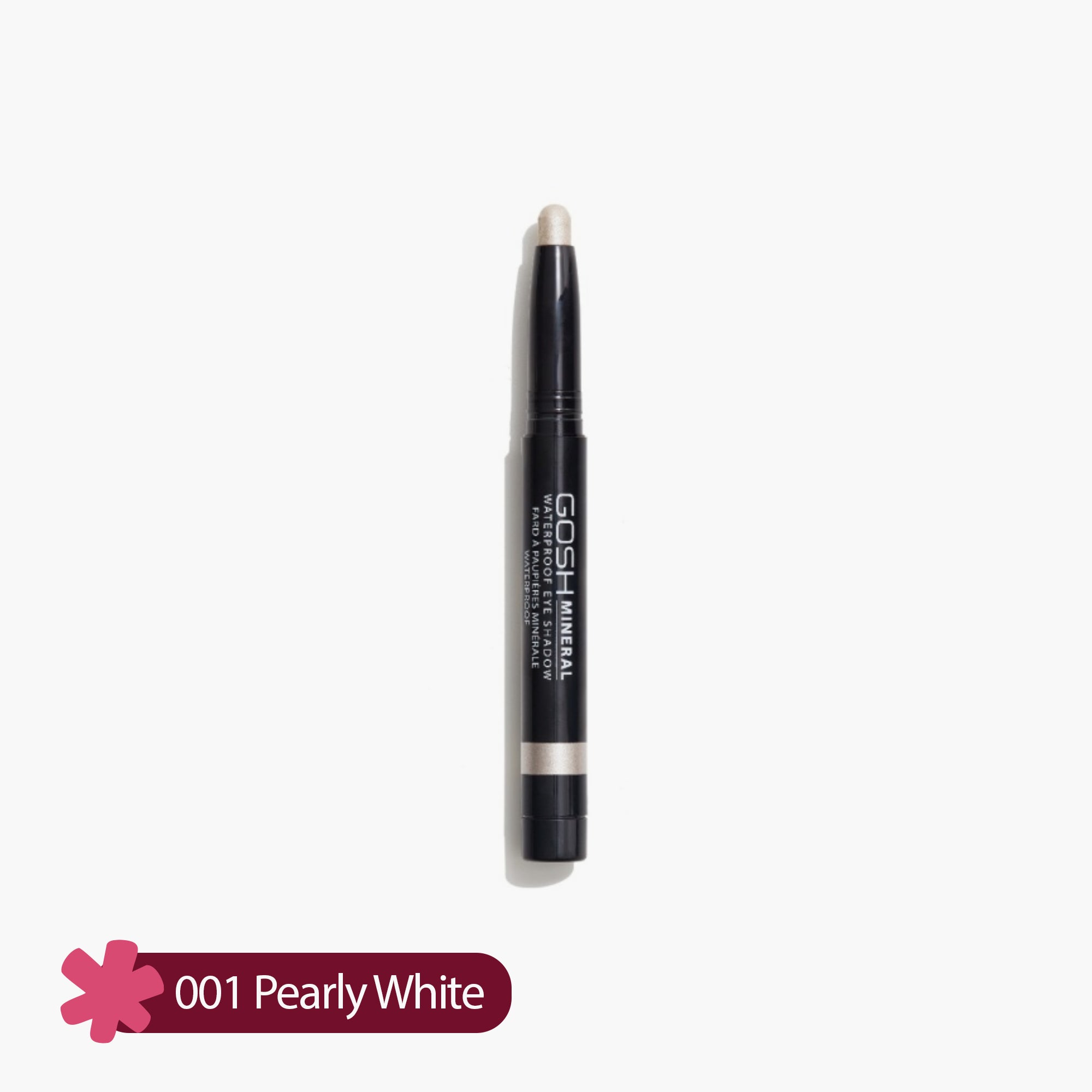 Gosh Mineral Waterproof Eye Shadow 001 Pearly White 1 Piece