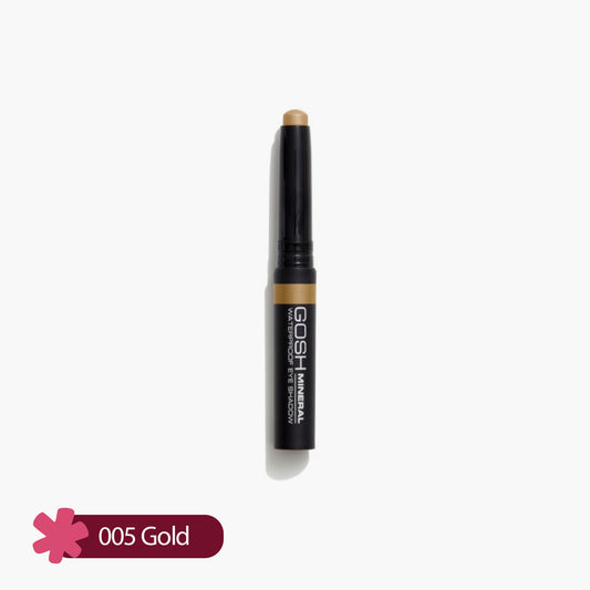 Gosh Mineral Waterproof Eye Shadow 005 Gold 1 Piece