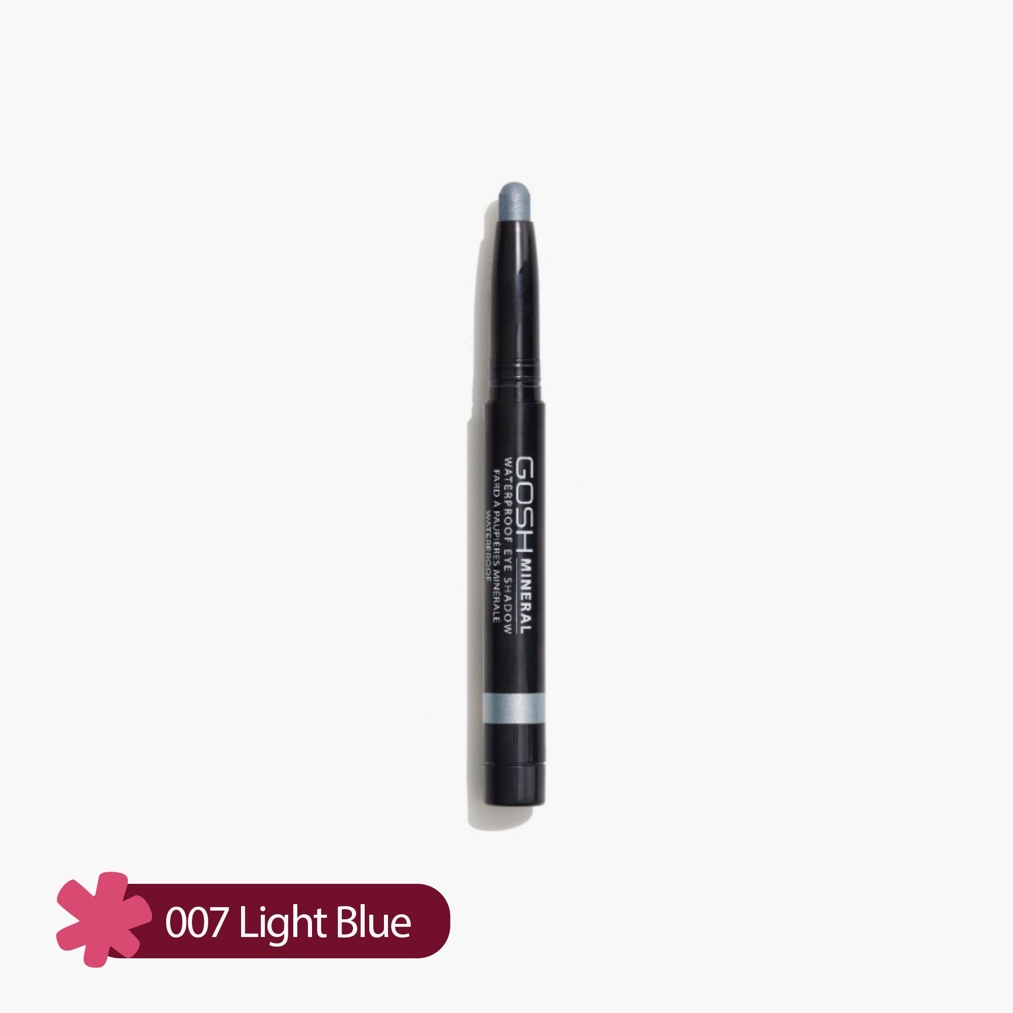 Gosh Mineral Waterproof Eye Shadow 007 Light Blue 1 Piece