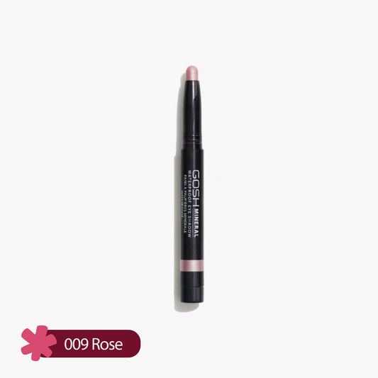 Gosh Mineral Waterproof Eye Shadow 009 Rose 1 Piece