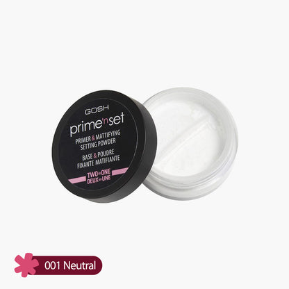 Gosh Prime'N Set Primer & Mattifying Setting Powder 001 Neutral 7gm