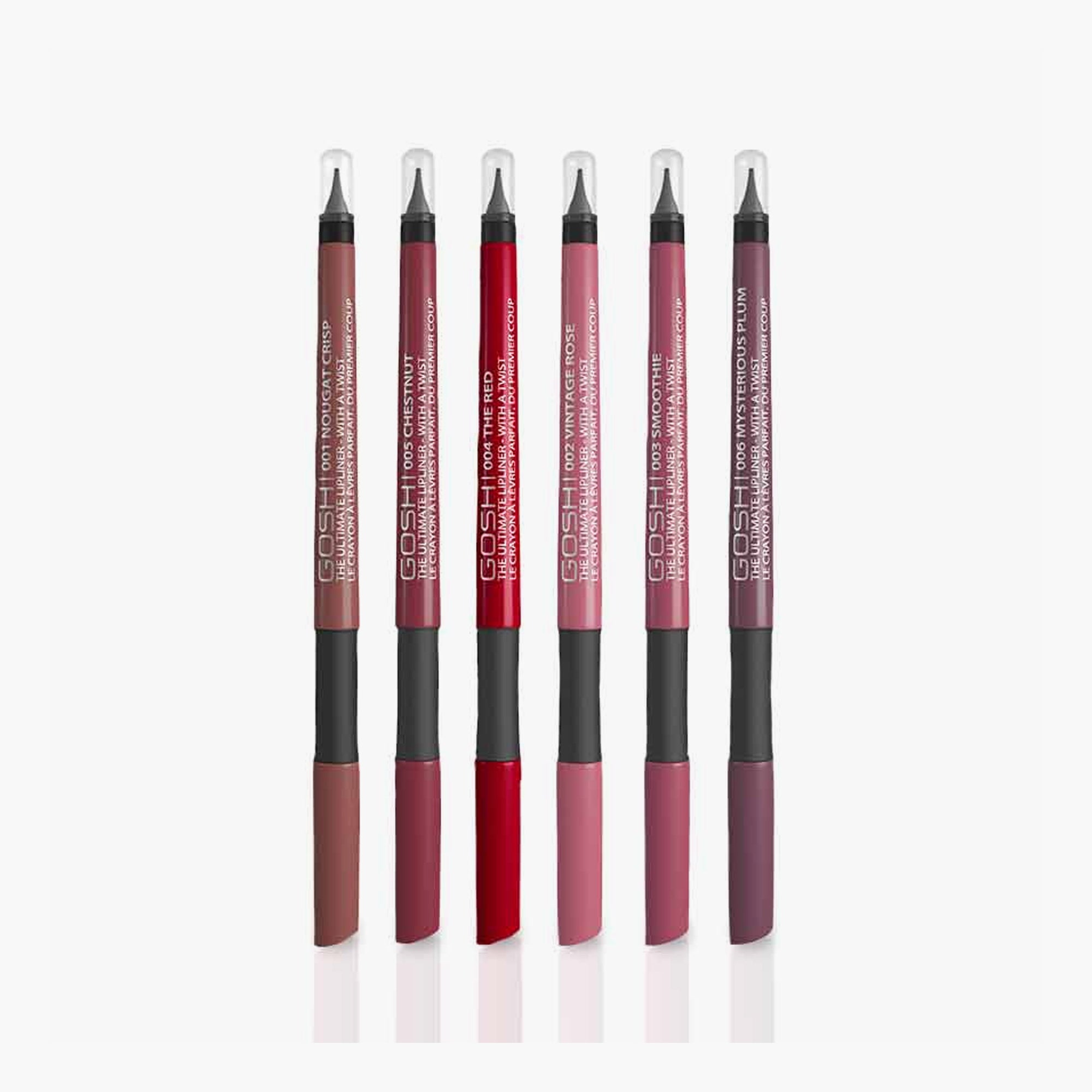 Gosh The Ultimate Lipliner With A Twist  1 Piece All Shades