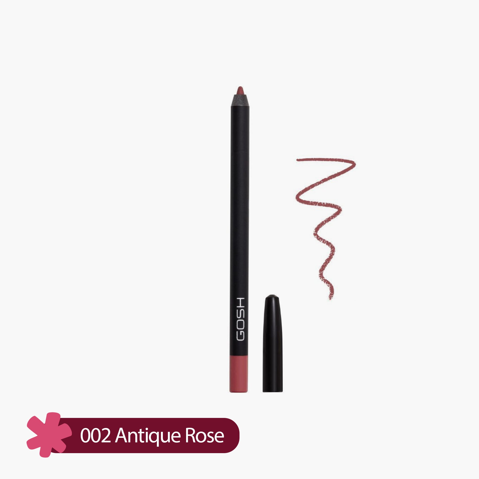 Gosh Velvet Touch Lip Liner 002 Antique Rose 1.2gm