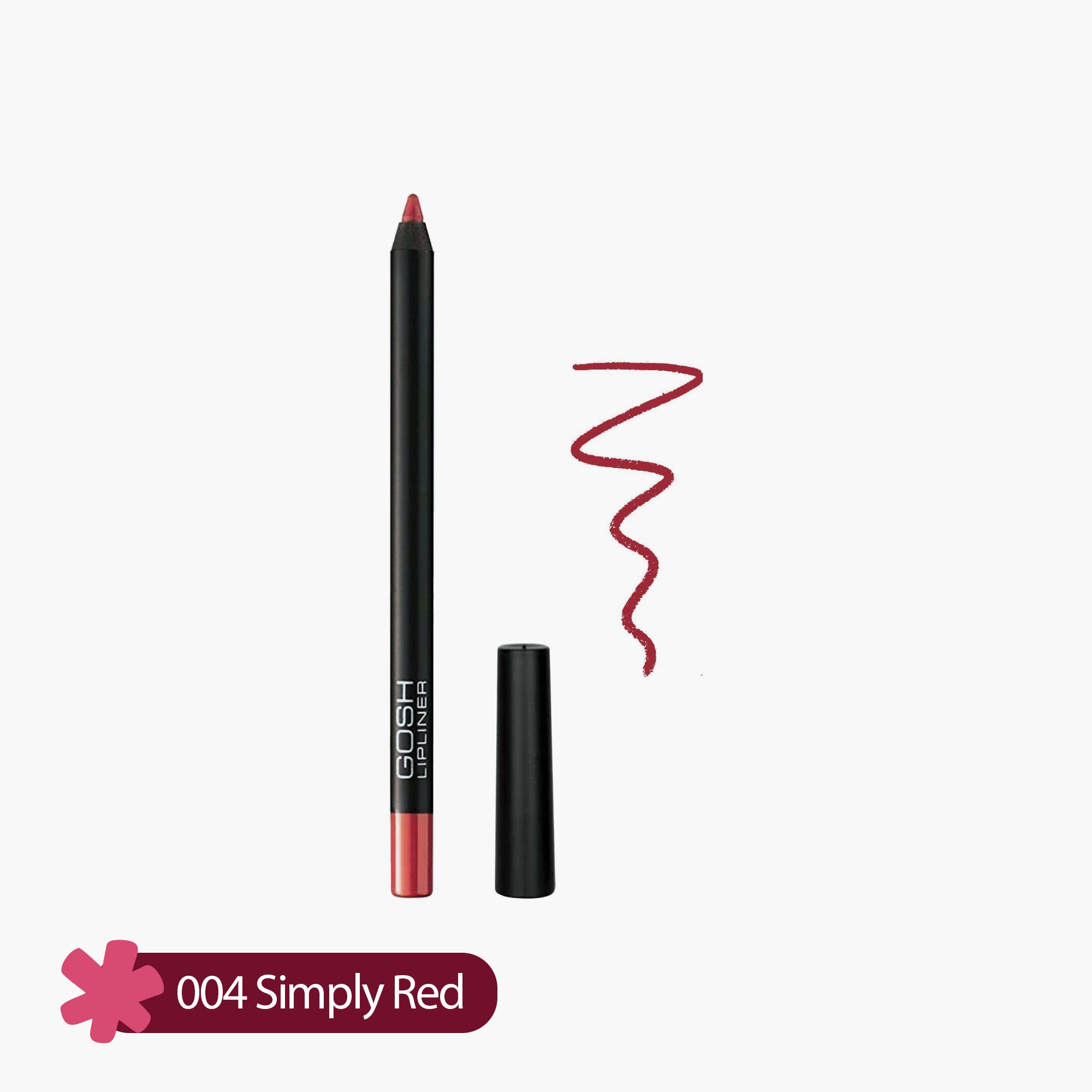 Gosh Velvet Touch Lip Liner 004 Simply Red 1.2gm