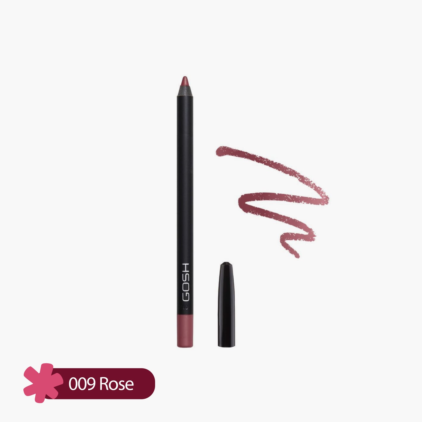 Gosh Velvet Touch Lip Liner 009 Rose 1.2gm