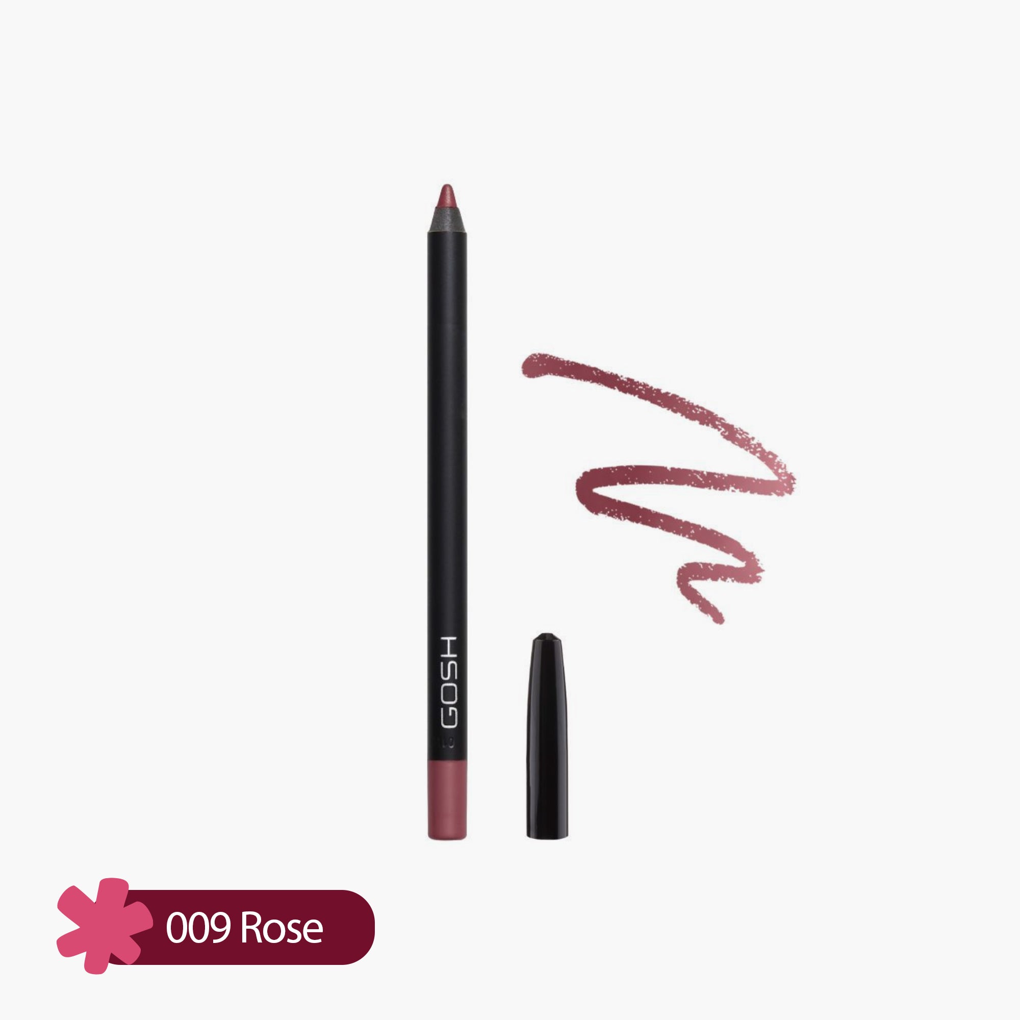 Gosh Velvet Touch Lip Liner 009 Rose 1.2gm