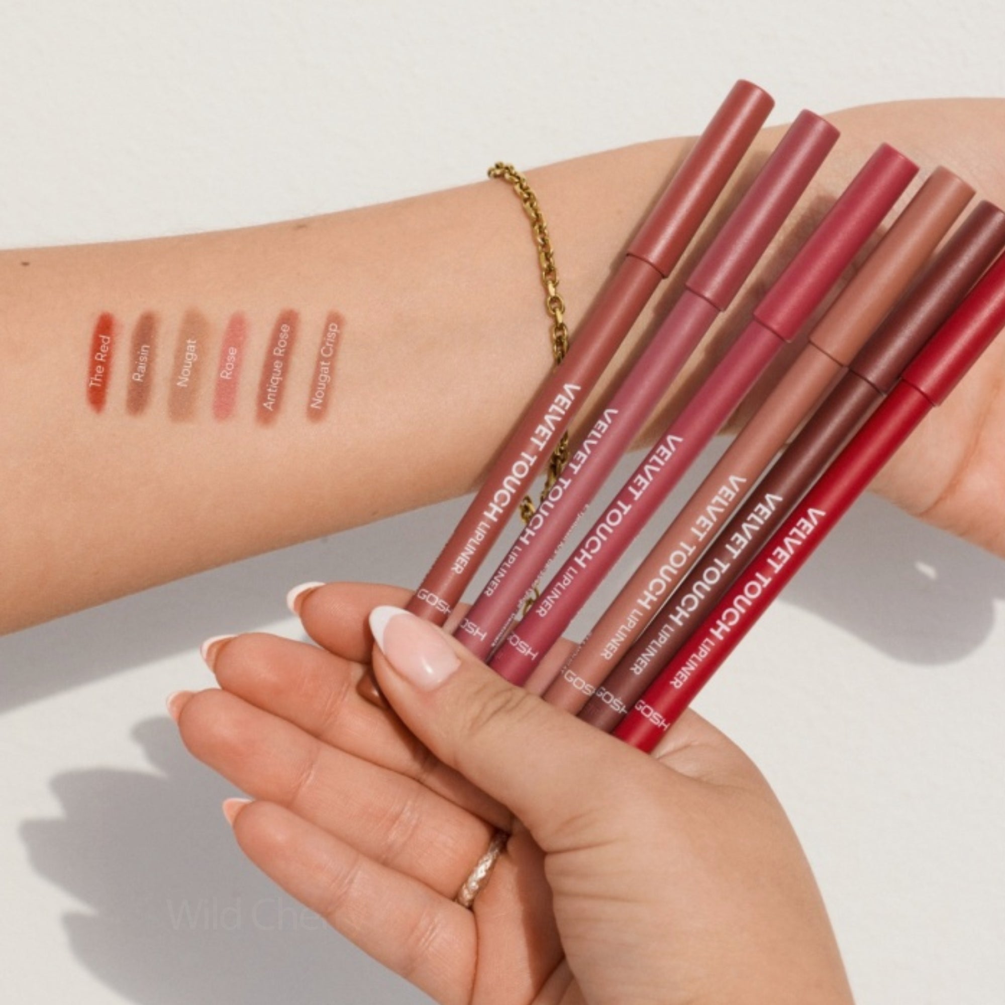 Gosh Velvet Touch Lip Liner 1.2gm All Shades