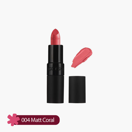 Gosh Velvet Touch Lipstick 004 Matt Coral 4gm