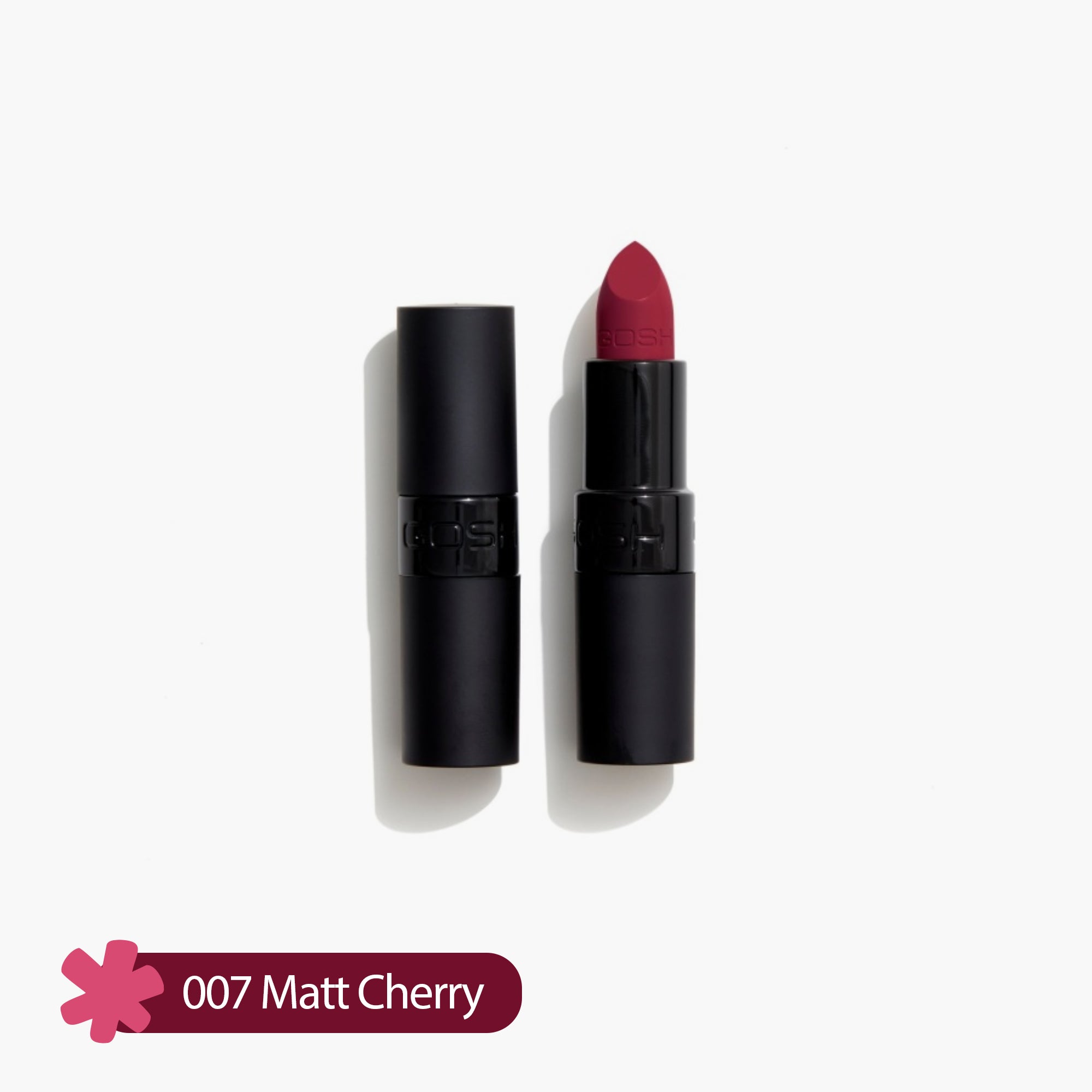 Gosh Velvet Touch Lipstick 007 Matt Cherry 4gm